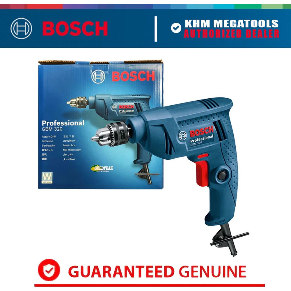 Bosch GBM 320 Hand Drill 6.5mm (1/4