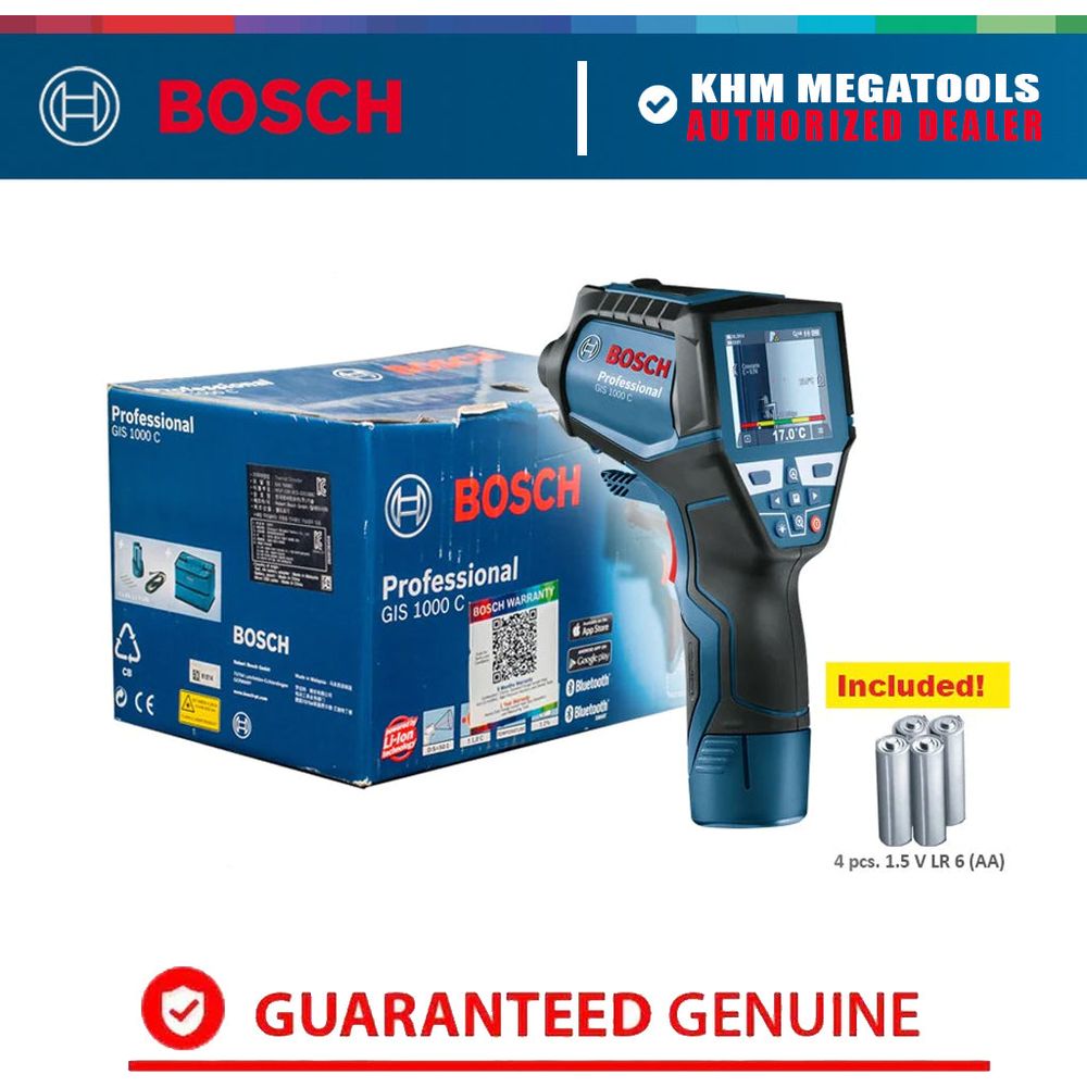 Bosch GIS 1000 C Infrared Thermal Imager Camera  / Thermal Scanner | Bosch by KHM Megatools Corp.