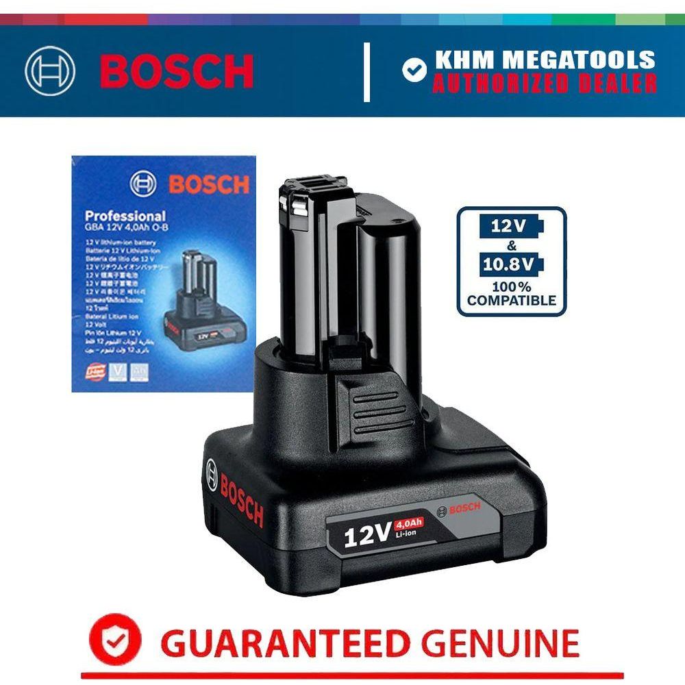 Bosch GBA 12V / 4.0Ah Lithium Ion Battery | Bosch by KHM Megatools Corp.