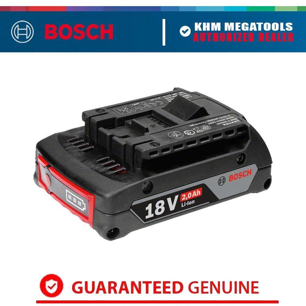 Bosch GBA 18V / 2.0Ah Battery M-B Lithium Ion Battery | Bosch by KHM Megatools Corp.