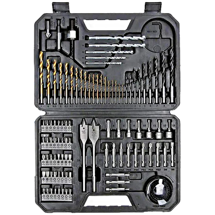 Bosch Premium Mixed Accessory Set and Titanium Drill Bits 103pcs (2608594070) | Bosch by KHM Megatools Corp.