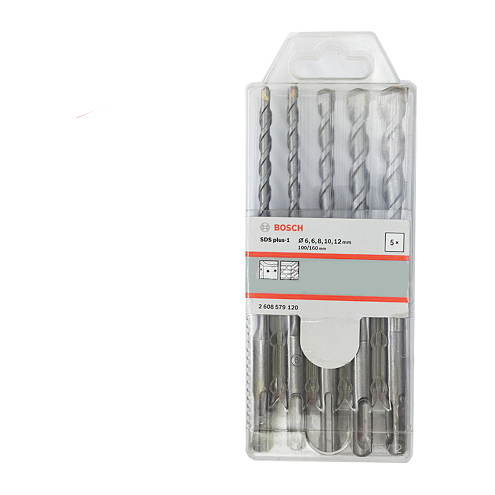 Bosch SDS Plus Drill Bit Set 5pcs for Concrete  (2608579120) | Bosch by KHM Megatools Corp.