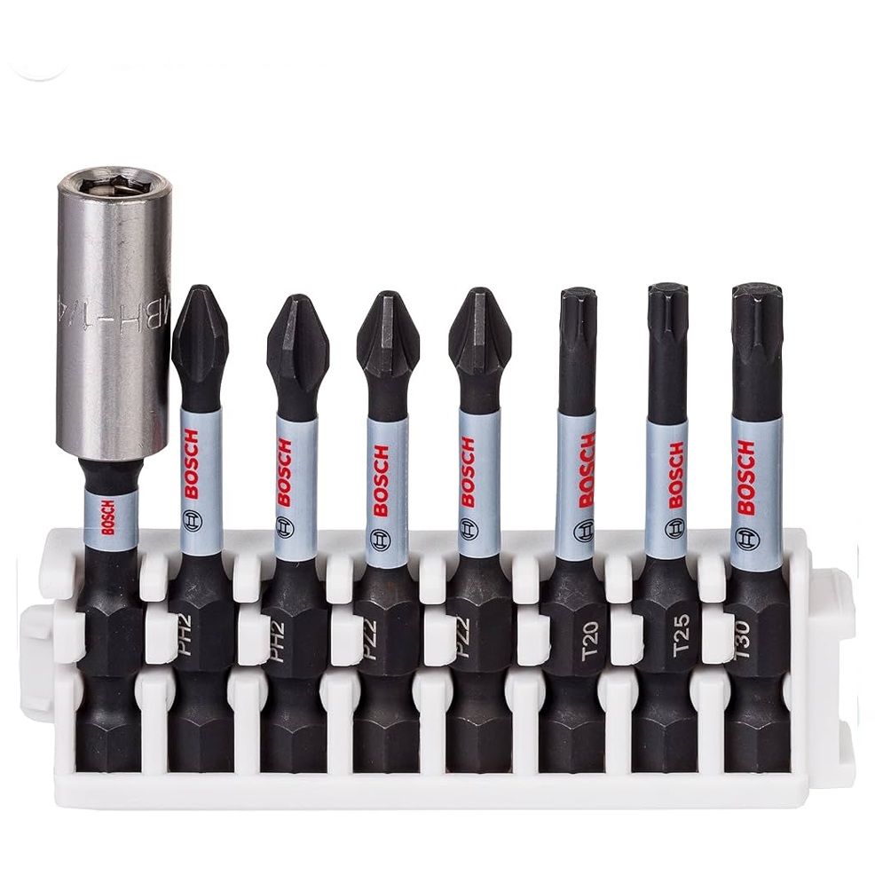 Bosch Impact Power Mix Screw Bit 50MM Set 8Pcs (2608522326)