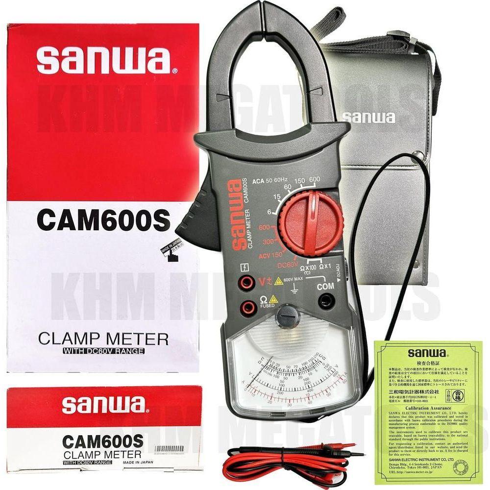 Sanwa CAM600S AC Analog Clamp Meter / Multi Tester - KHM Megatools Corp.