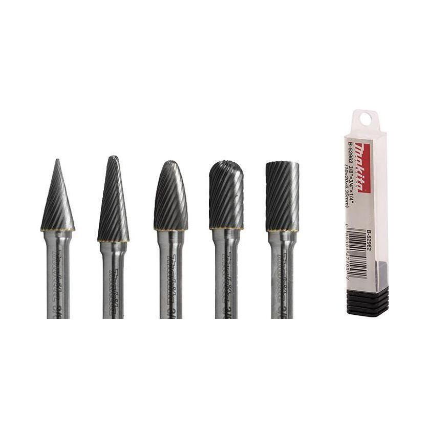 Makita Tungsten Carbide Burrs (1/4