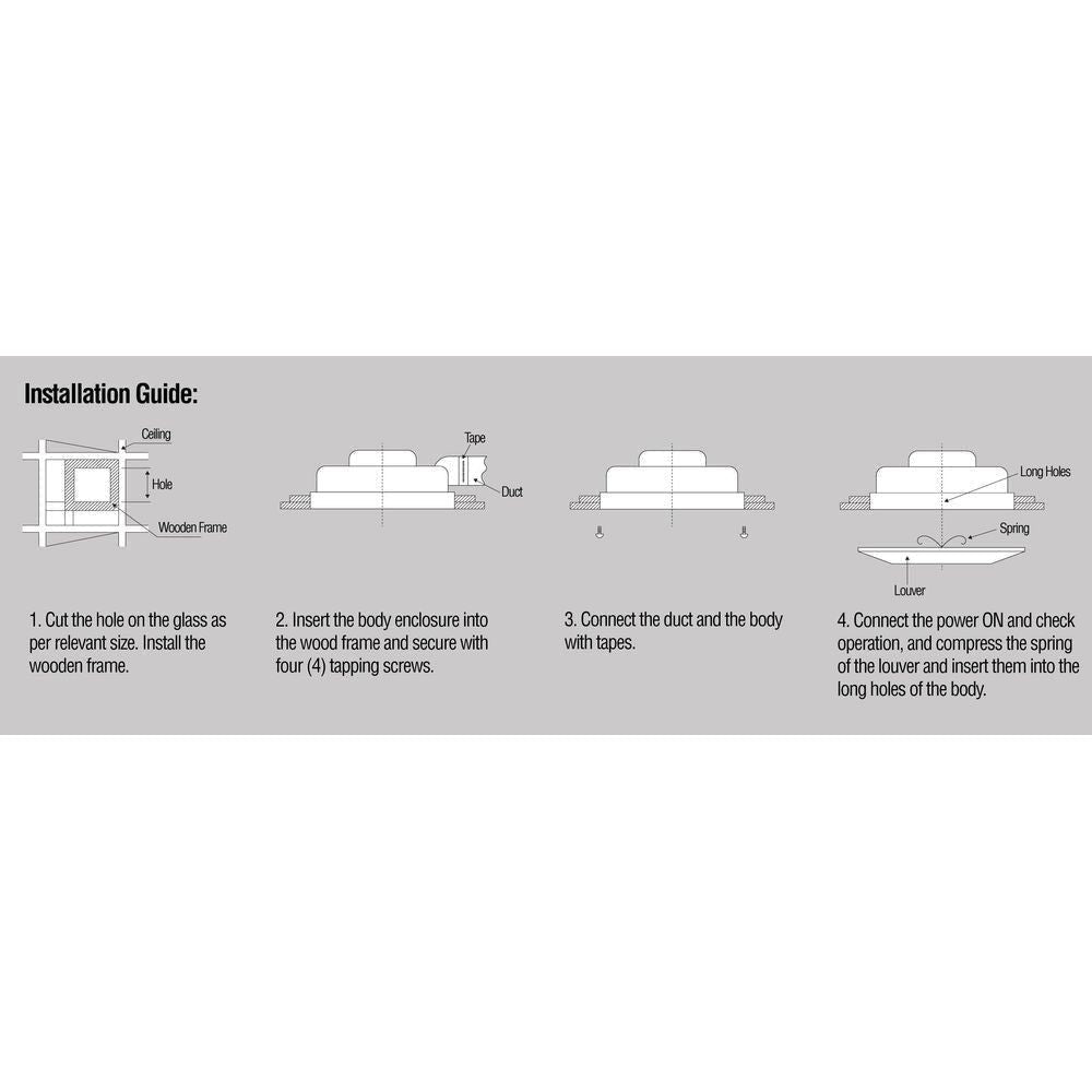 Omni XFC Ceiling Mounted Exhaust Fan | Omni by KHM Megatools Corp.