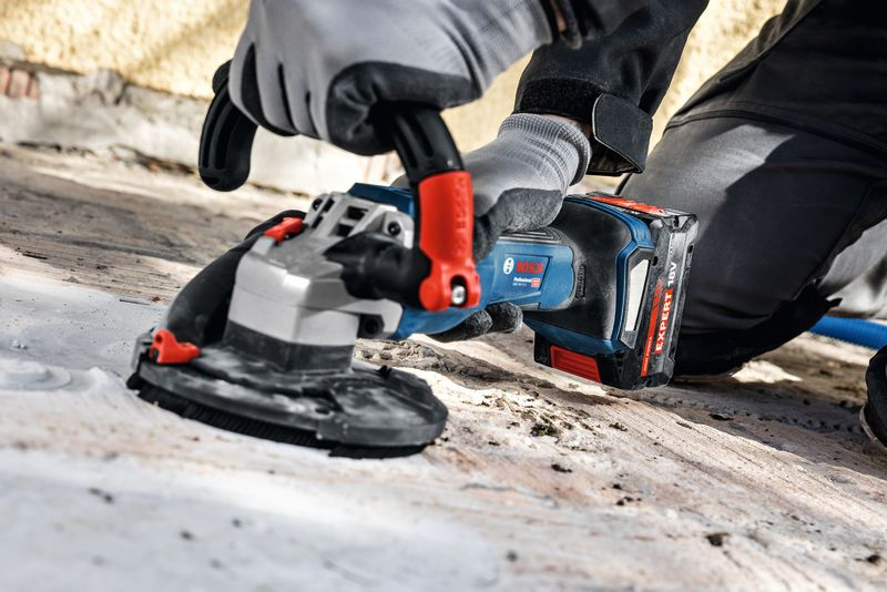 Bosch GBR 18V-15 S Cordless Concrete Grinder 5