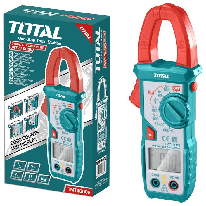 Total TMT46002 Digital AC Clamp Meter / Tester | Total by KHM Megatools Corp.