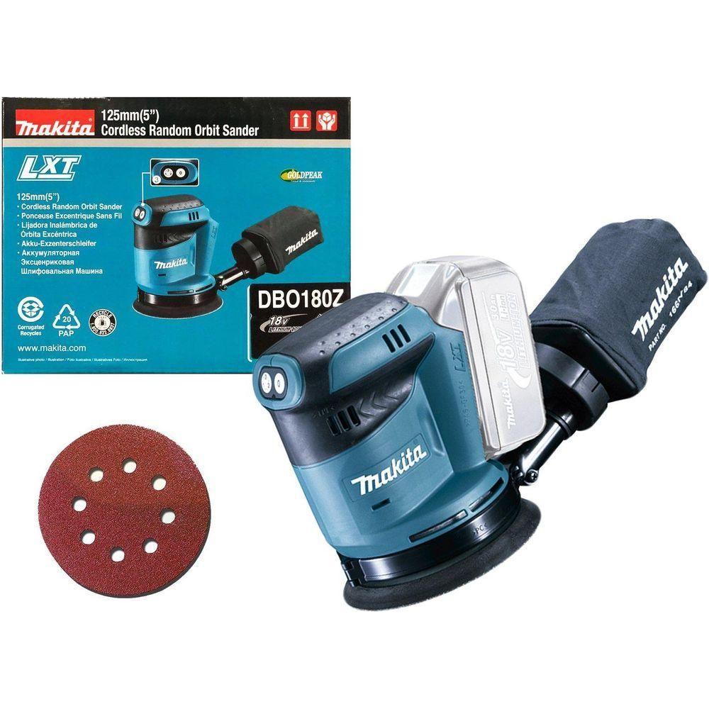 Makita DBO180Z 18V Cordless Random Orbit Sander (LXT-Series) [Bare] - Goldpeak Tools PH Makita