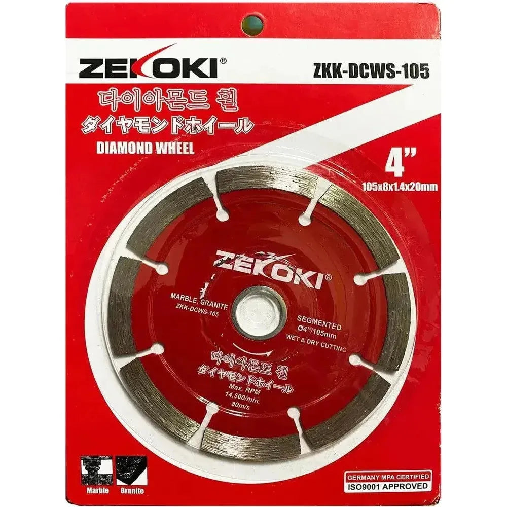 Zekoki ZKK-DCWS-105 Diamond Cut Off Wheel 4