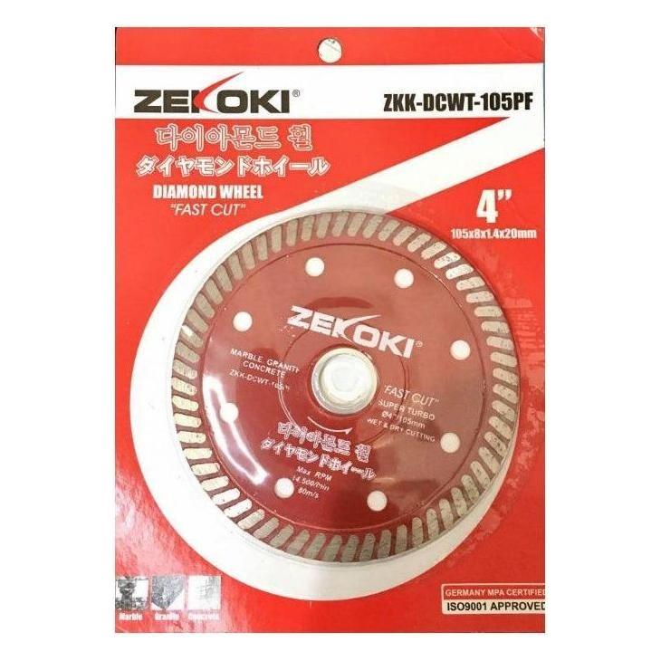 Zekoki ZKK-DCWT-105PF Diamond Cut Off Wheel 4