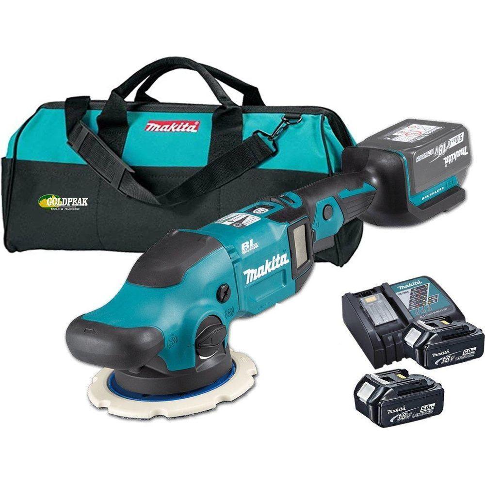 Makita DPO600RTE 18V Cordless Random Orbit / Dual Action Polisher (LXT-Series) - Goldpeak Tools PH Makita