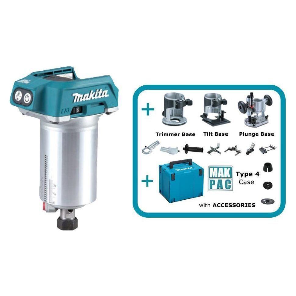 Makita DRT50ZJX9 18V Cordless Router Set (LXT-Series) [Bare] - Goldpeak Tools PH Makita