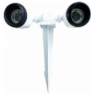 Omni E27-GWH/2 Deluxe Garden Twin Lamp Holder 130W 250V | Omni by KHM Megatools Corp.