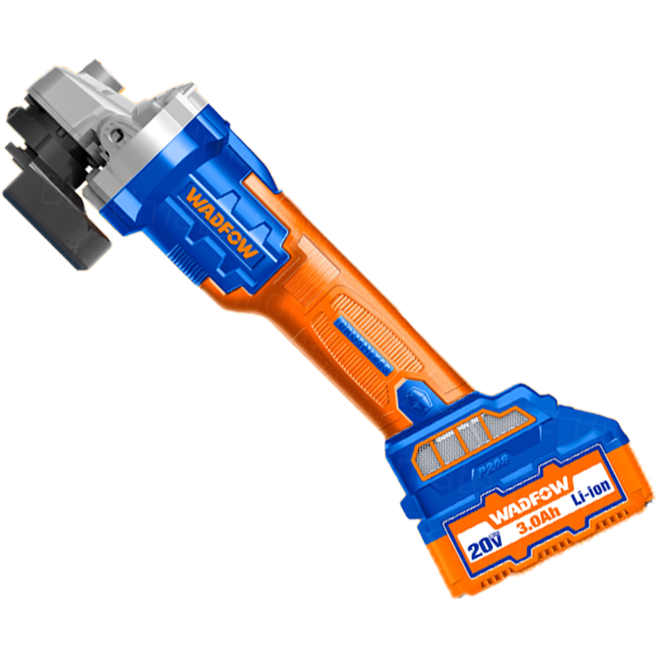 Wadfow WLAP5212 Li-Ion Brushless Angle Grinder 20V | Wadfow by KHM Megatools Corp.