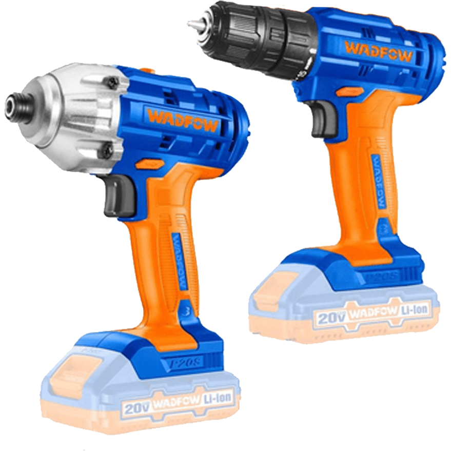 Wadfow WCK2016 Li-Ion Cordless 20V 2Pcs Combo Kit - KHM Megatools Corp.