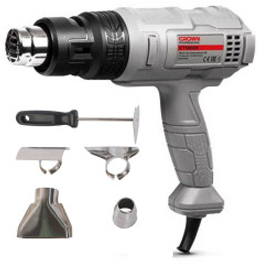 Crown CT19022K Heat Gun 1800W | Crown by KHM Megatools Corp.