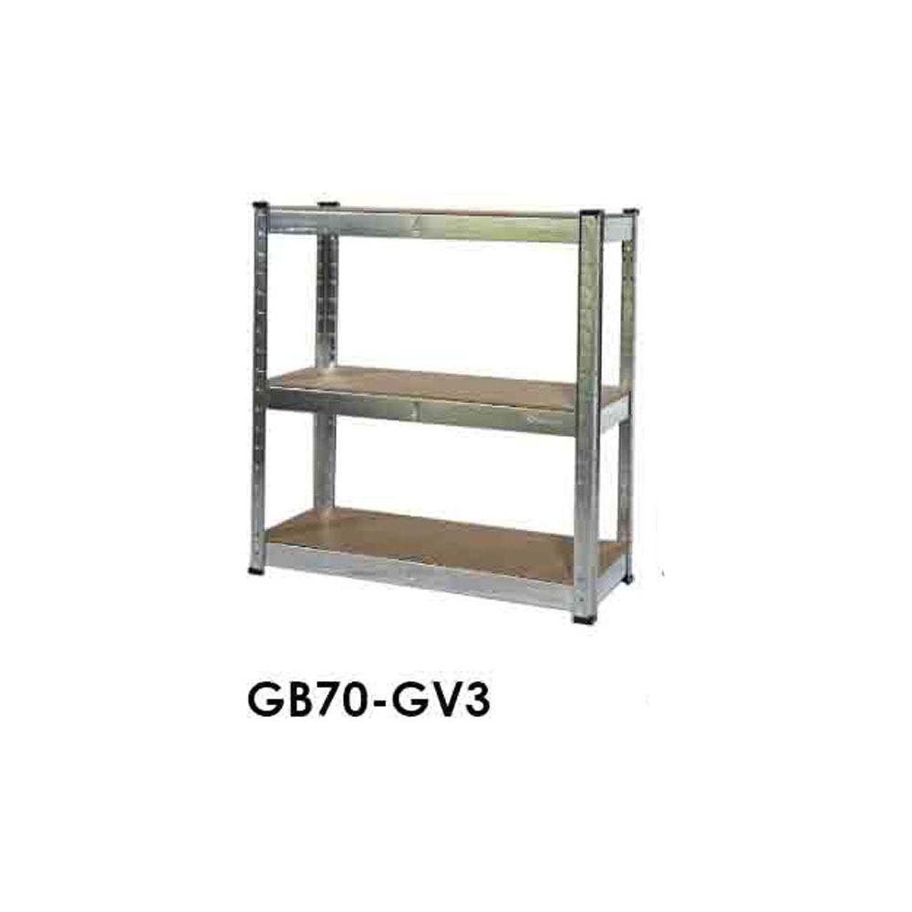 Galba GB70-3 Galvanized Storage Rack 3-Layers