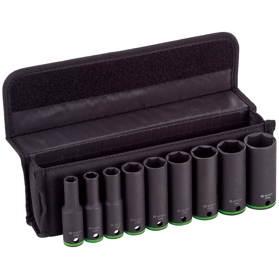 Bosch 9pcs Impact Socket Wrench Set 1/2