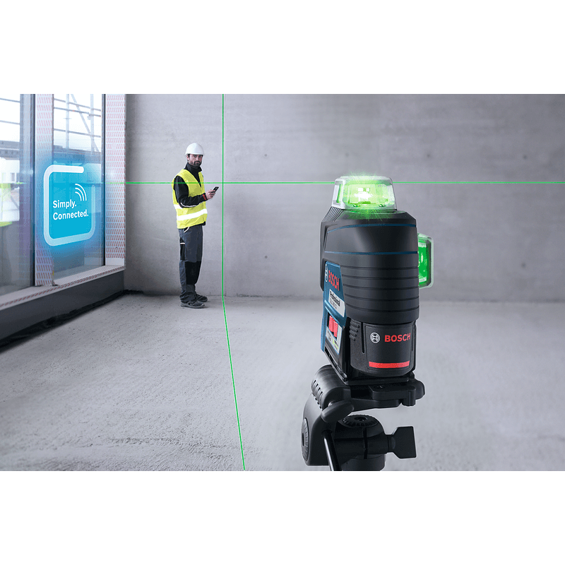 Bosch GLL 3-80 CG Line Laser Level (Green Laser) - Goldpeak Tools PH Bosch