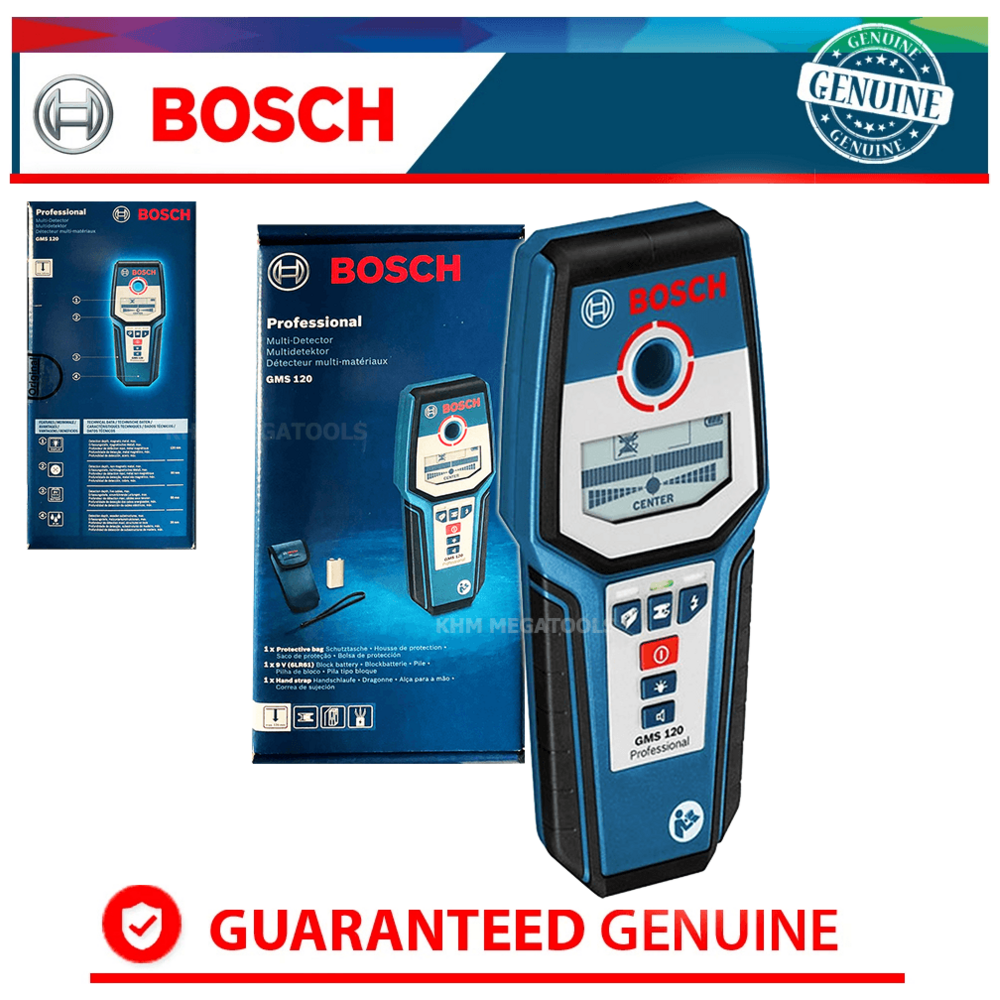 Bosch GMS 120 Multi Material Detector / Wall Scanner - KHM Megatools Corp.