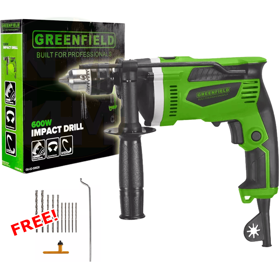 Greenfield 02-620 Impact / Hammer Drill 13mm 600W - KHM Megatools Corp.