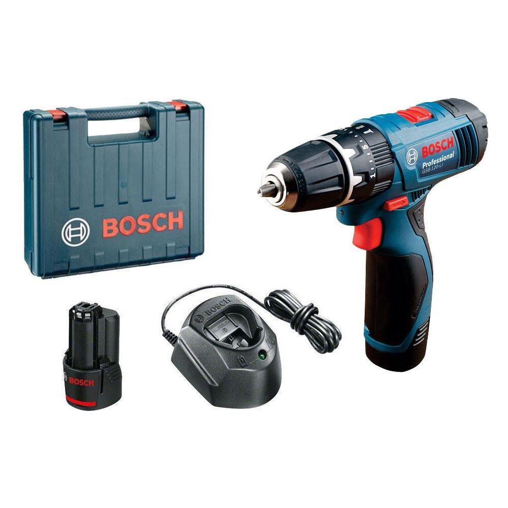 Bosch GSB 120 LI Cordless Impact Drill - Driver [Contractor's Choice] - Goldpeak Tools PH Bosch