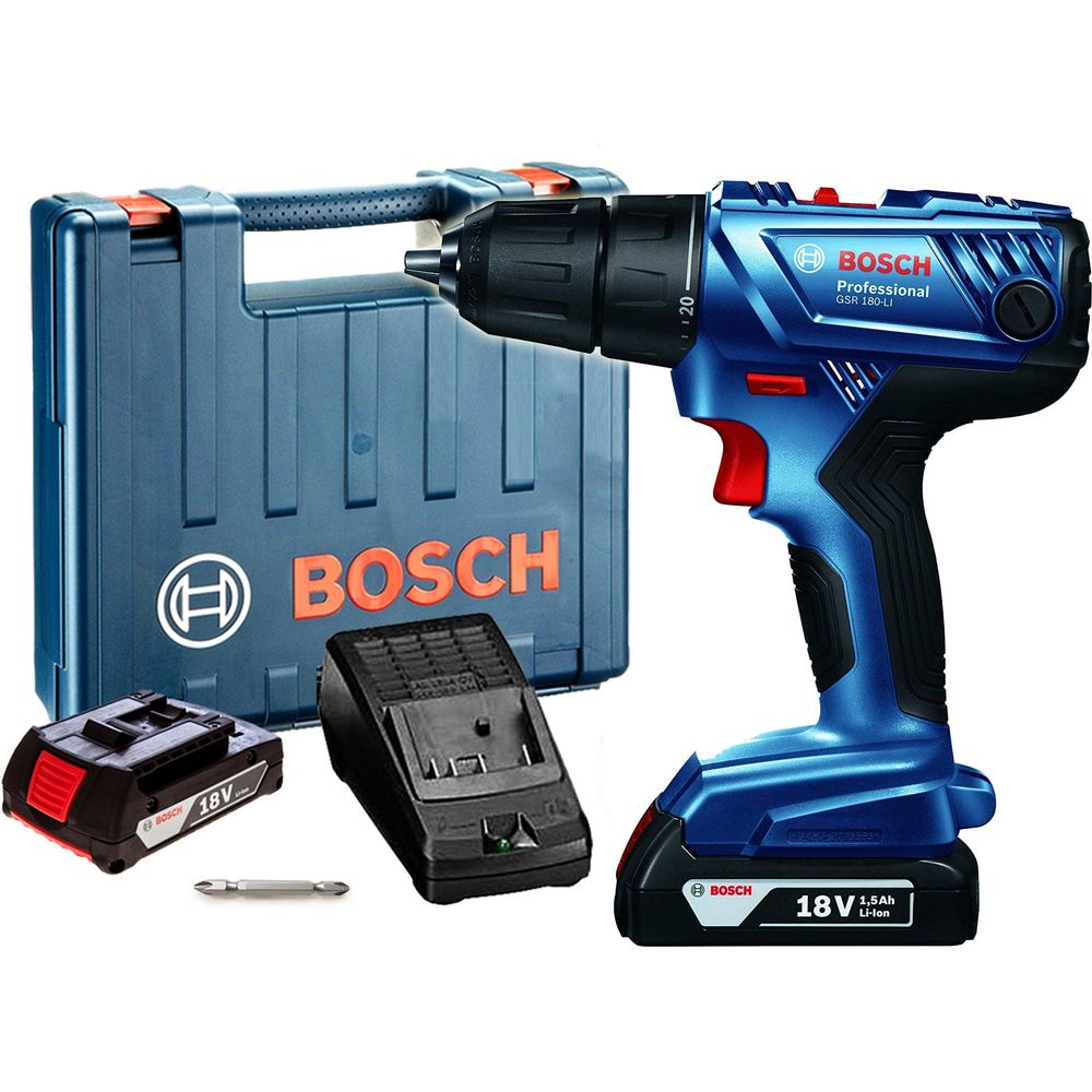 Bosch GSR 180-Li Cordless Drill - Driver 3/8