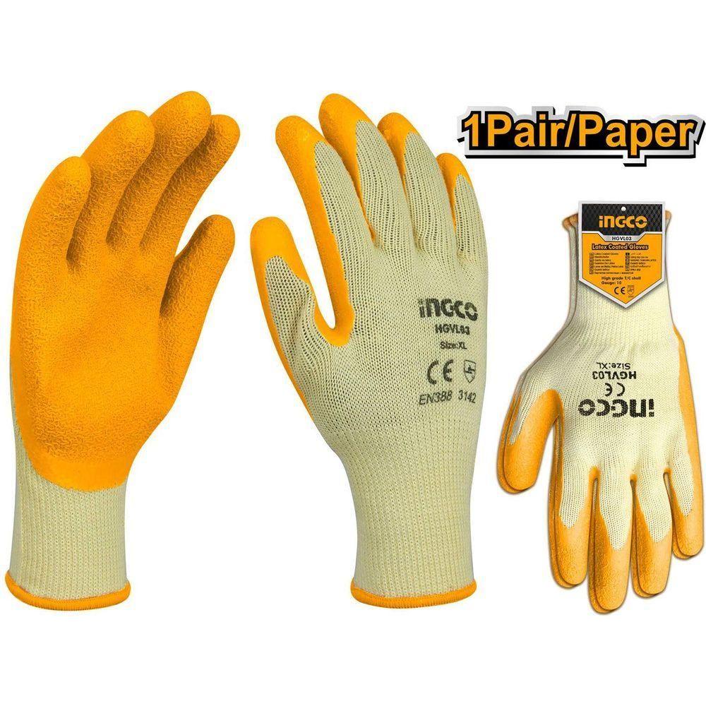 Ingco HGVL03 Latex Gloves XL - KHM Megatools Corp.