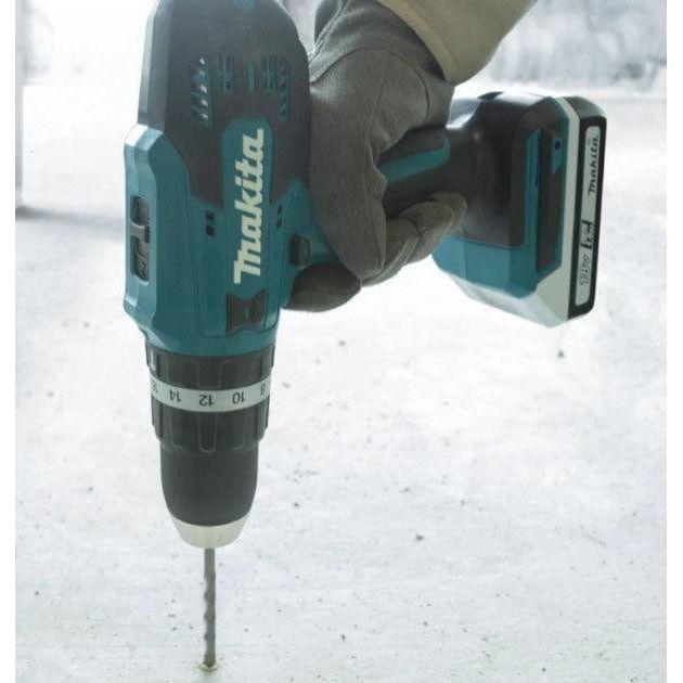 Makita HP488D002-1 18V Cordless Hammer Drill 13mm (G-Series) [Kit] [One Battery] - KHM Megatools Corp.