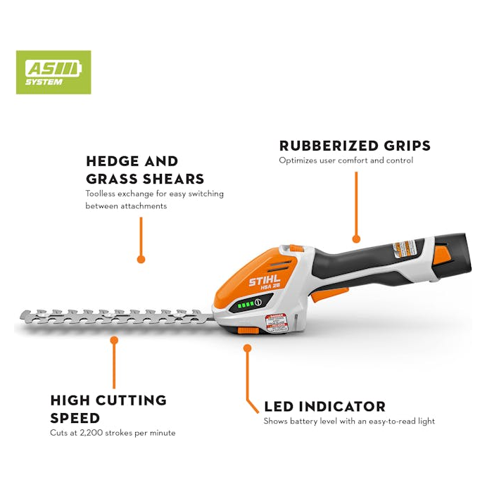 Stihl HSA 26 Cordless Shrub Shear / Grass Shears 10.8V [AS] (Kit)