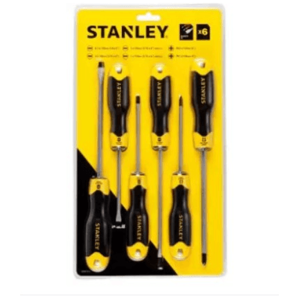 Stanley 65-242 Cushion Grip Screwdriver 6 pcs. Set | Stanley by KHM Megatools Corp.