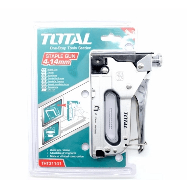 Total THT31141 Staple Gun / Gun Tacker (4-14mm) | Total by KHM Megatools Corp.