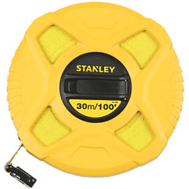 Stanley Closed Case Fiberglass Long Tape Measure | Stanley by KHM Megatools Corp.