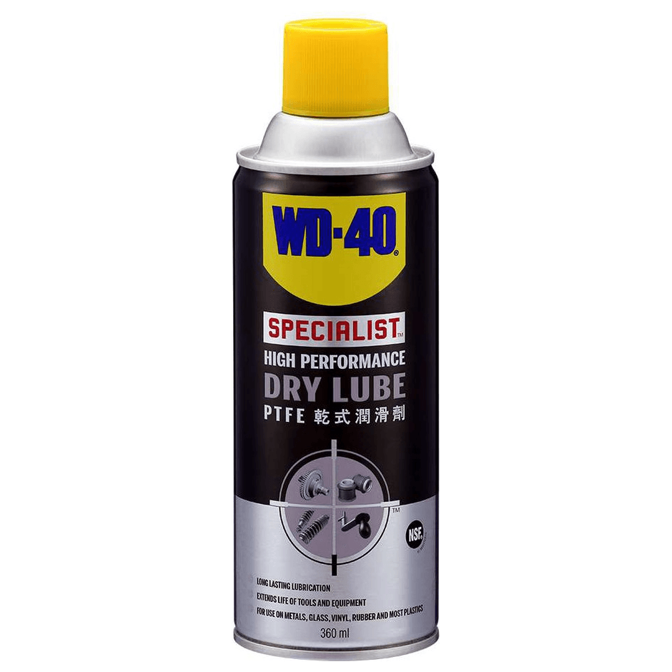 WD-40 High Performance Dry Lube PTFE 360ml (WDSPLDL360) - KHM Megatools Corp.