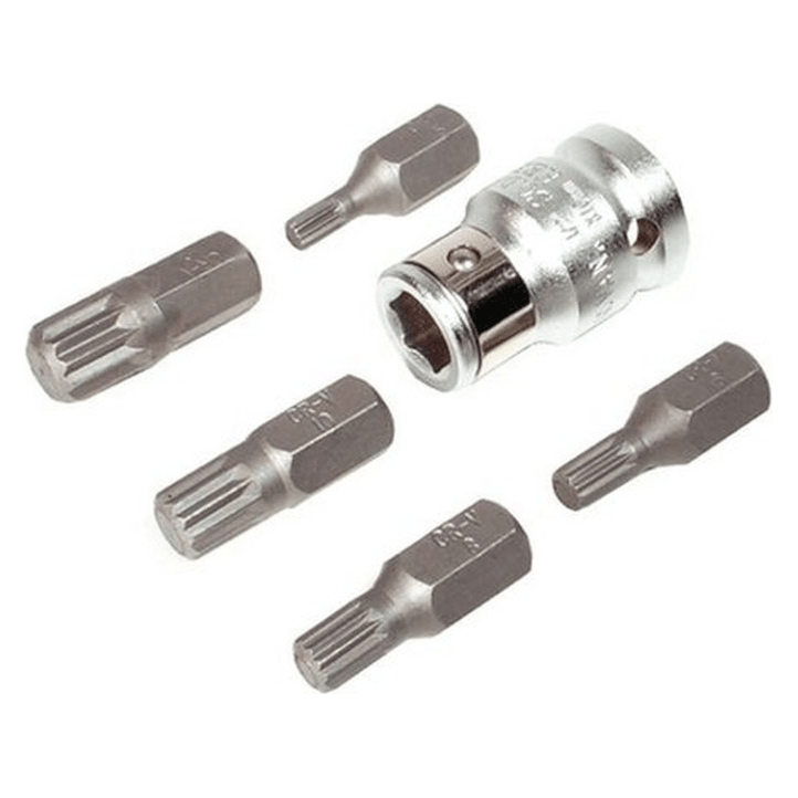 TBS-11017 6pcs XZN Spline Bit Set | Generic by KHM Megatools Corp.