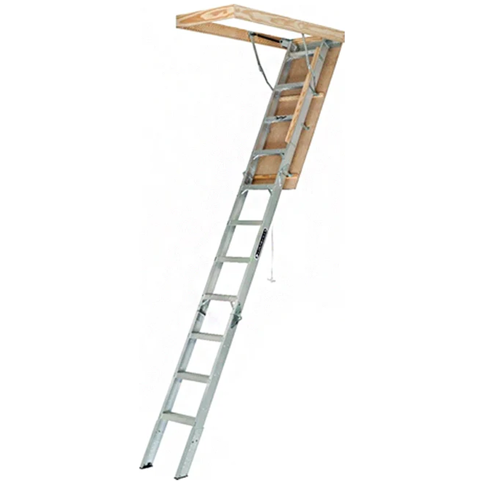 Louisville AL2540MG Aluminum Attic Ladder 