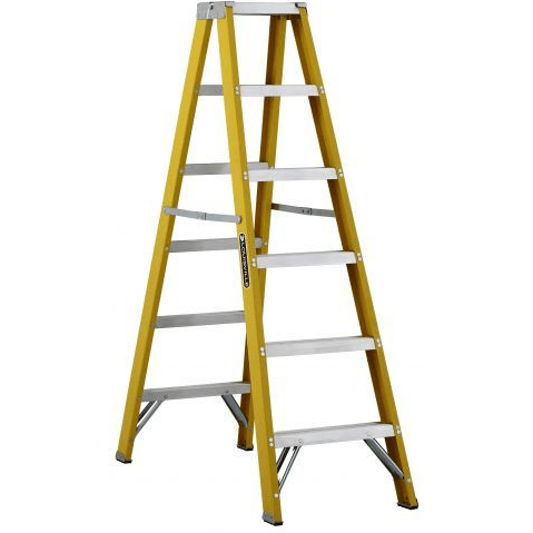 Louisville FM2000 HD Fiberglass Step Ladder Double Side (250lbs) - KHM Megatools Corp.