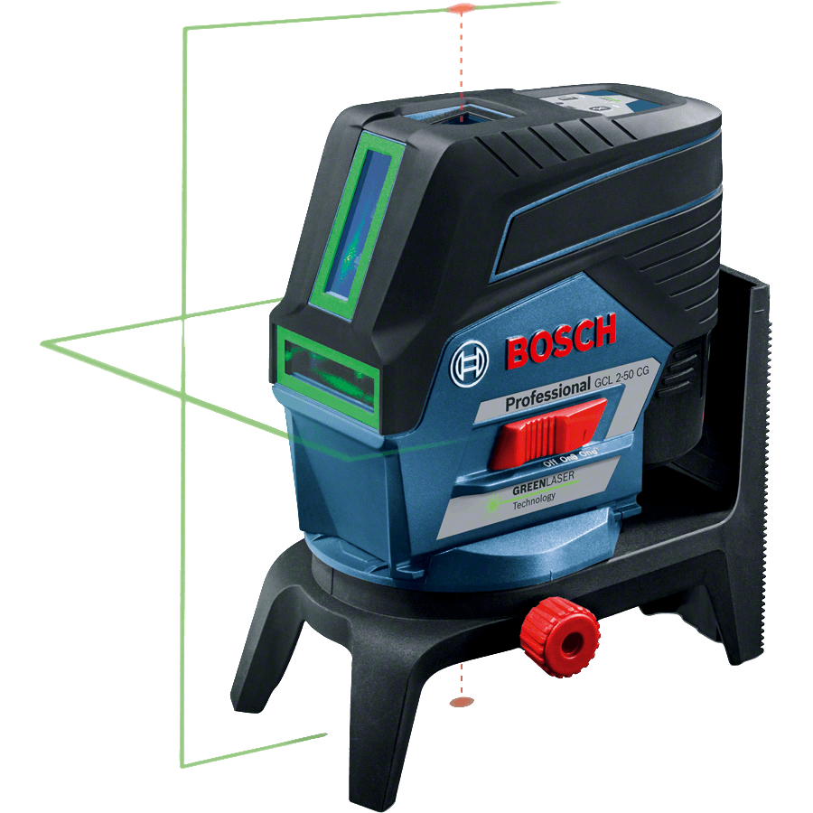 Bosch GCL 2-50 CG Cross Line Laser Level with Plumb Points (50 meters) | Bosch by KHM Megatools Corp.