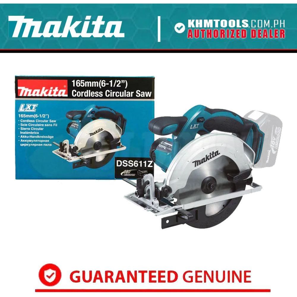 Makita DSS611Z 18V Cordless Circular Saw (LXT-Series) [Bare] | Makita by KHM Megatools Corp.