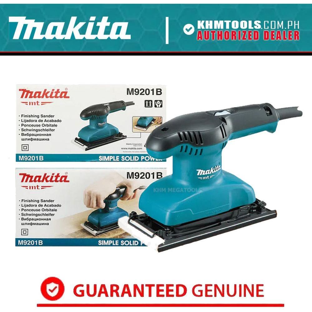 Makita MT M9201B Finishing Sander 114x140mm 180W | Makita MT by KHM Megatools Corp.