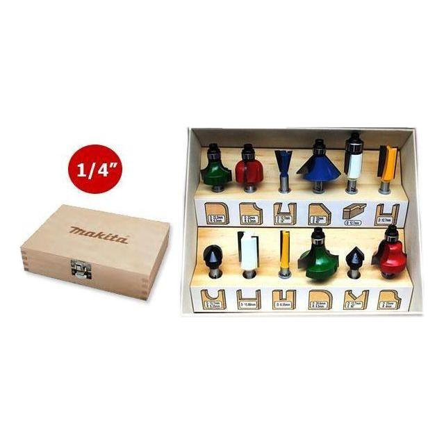 Makita Router Bit Set (A-91051) 12pcs - Goldpeak Tools PH Makita