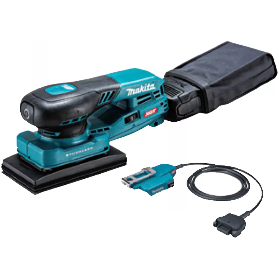 Makita BO006CGZ Cordless Random Orbit Sander with Built-In Dust Extraction 40V 100x150MM (Variable)