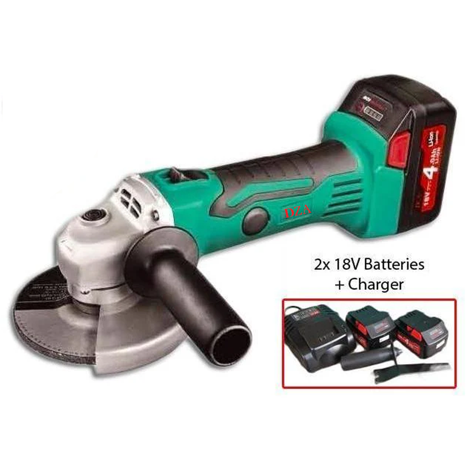 DZA ADSM100 Cordless Angle Grinder Kit 18V