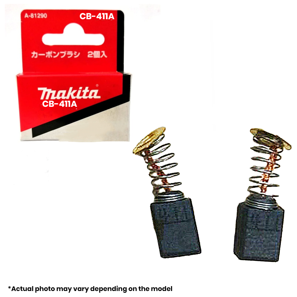 Makita CB-411A Genuine Carbon Brushes [411A] | Makita by KHM Megatools Corp.