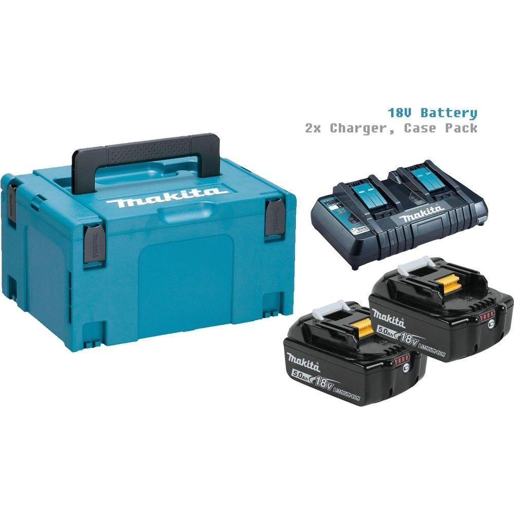 Makita MKP3PT182 18V LXT Power Source Kit (CASE,BATTERY,CHARGER) - Goldpeak Tools PH Makita