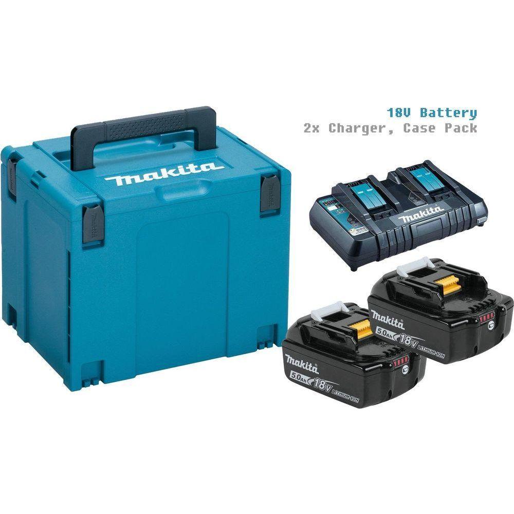 Makita MKP4PT1831 18V LXT Power Source Kit (CASE,BATTERY,CHARGER) - Goldpeak Tools PH Makita