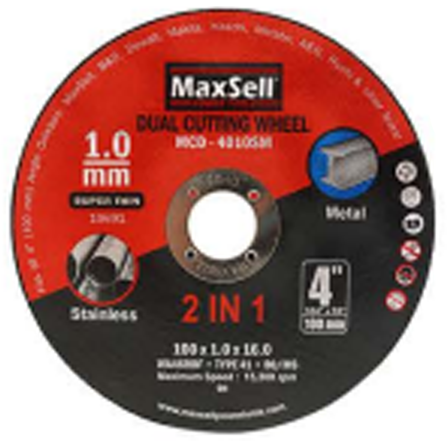 Maxsell Dual Cutting Disc for Metal and Stainless