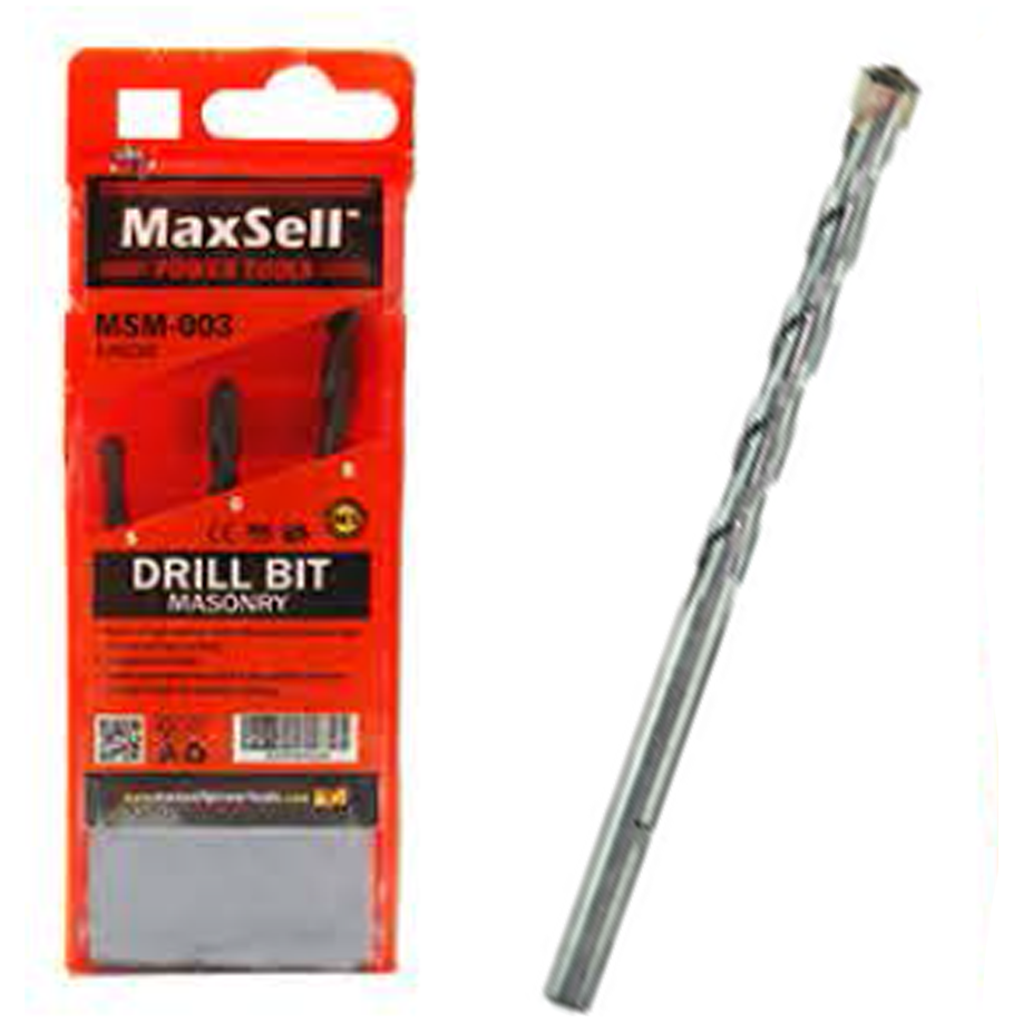 Maxsell MSM-003 Masonry Drill Bit Set 3Pcs