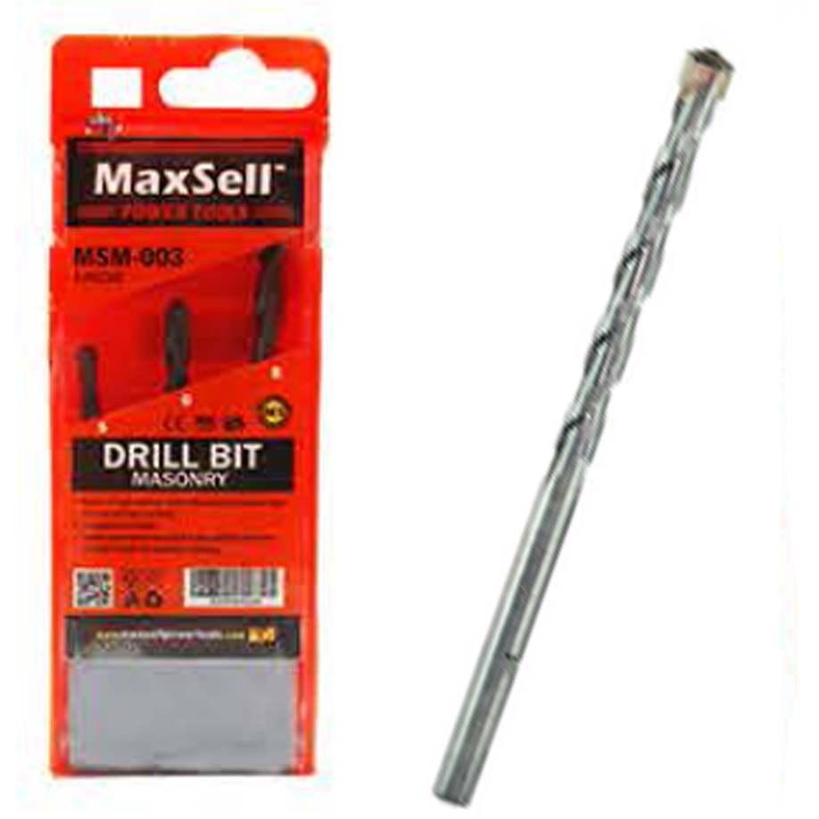 Maxsell MSM-003 Masonry Drill Bit Set 3Pcs